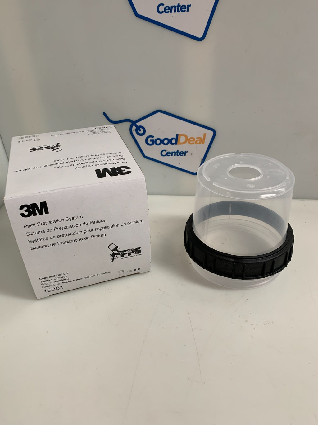 3M  PPS  Mixing Cup & Collar  22oz  #16001  (Box of 2)