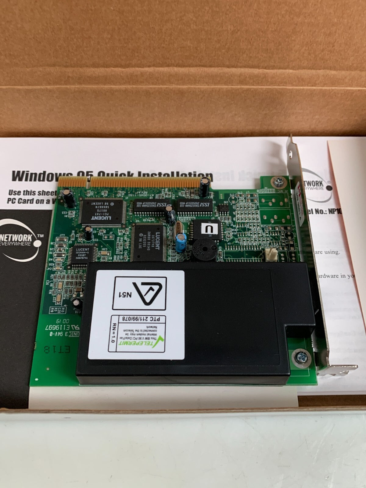 1BM DATA FAX MODEM 33L 4582