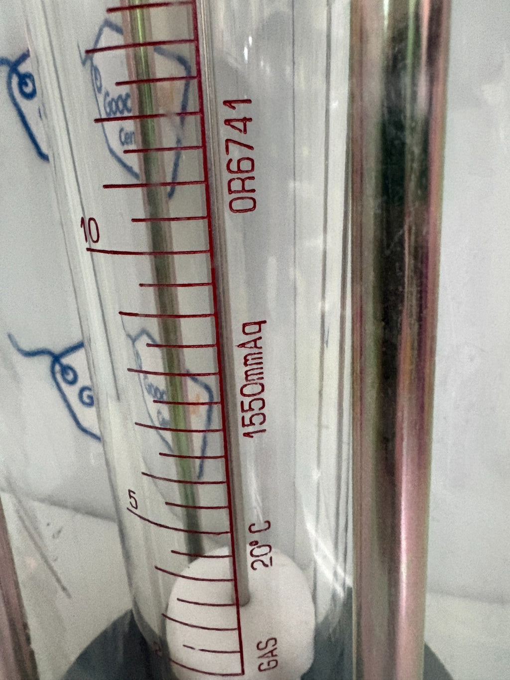 RYUTAI KOGYO CO GAS FLOW METER 1550MMAQ #OR6741