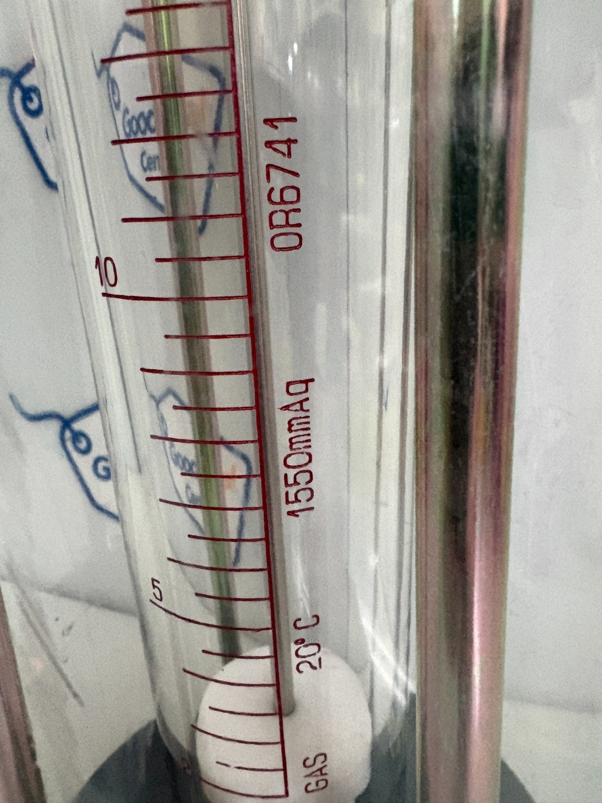RYUTAI KOGYO CO GAS FLOW METER 1550MMAQ #OR6741