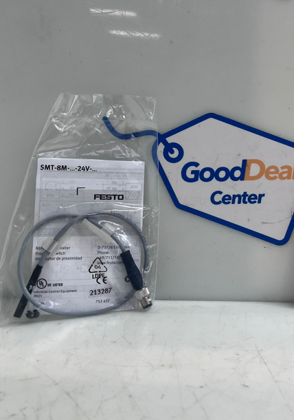 FESTO SMT-8M-PS-24V-K-0.3-M8D  Proximity Switch Sensor  543866  NEW  (Lot of 3)