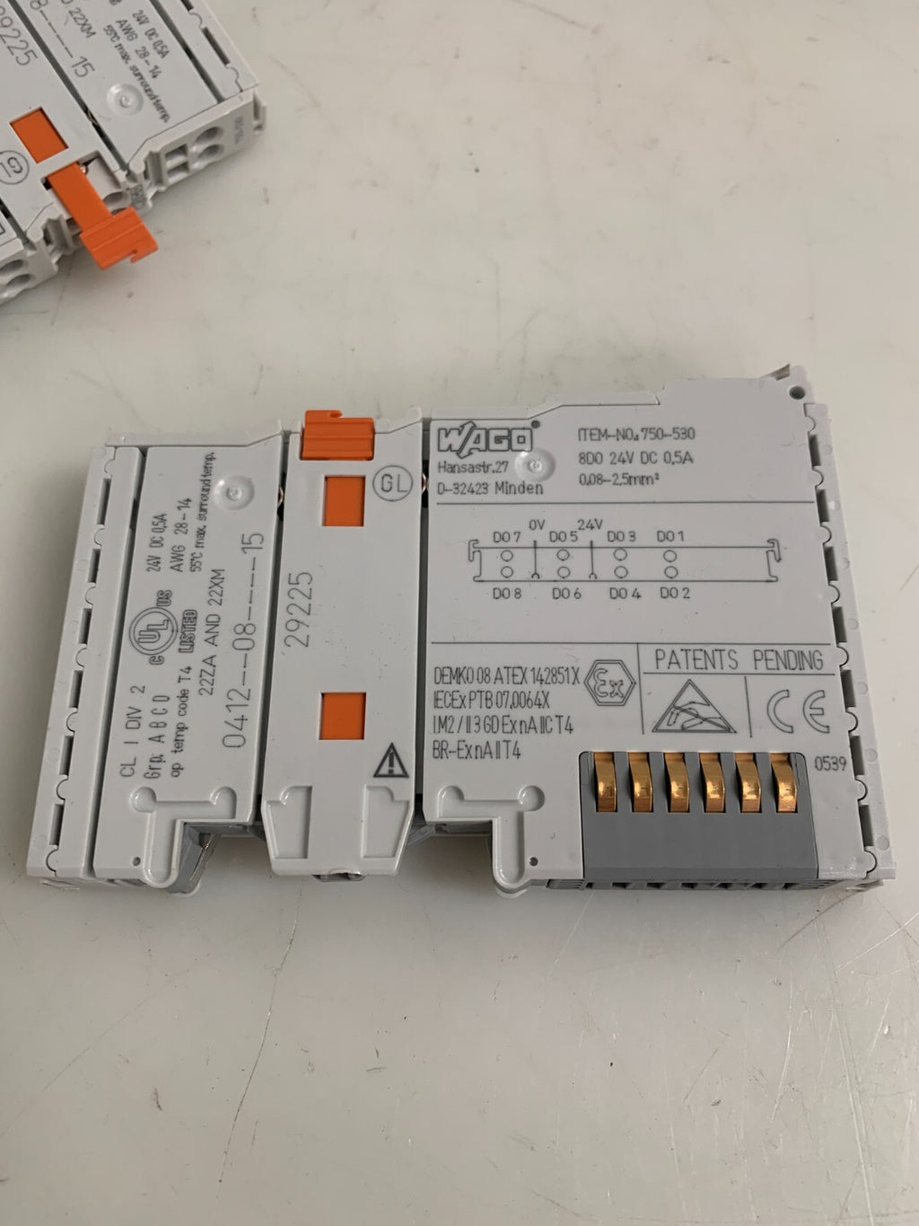 LOT OF 3 WAGO PLC MODULE 750-5301