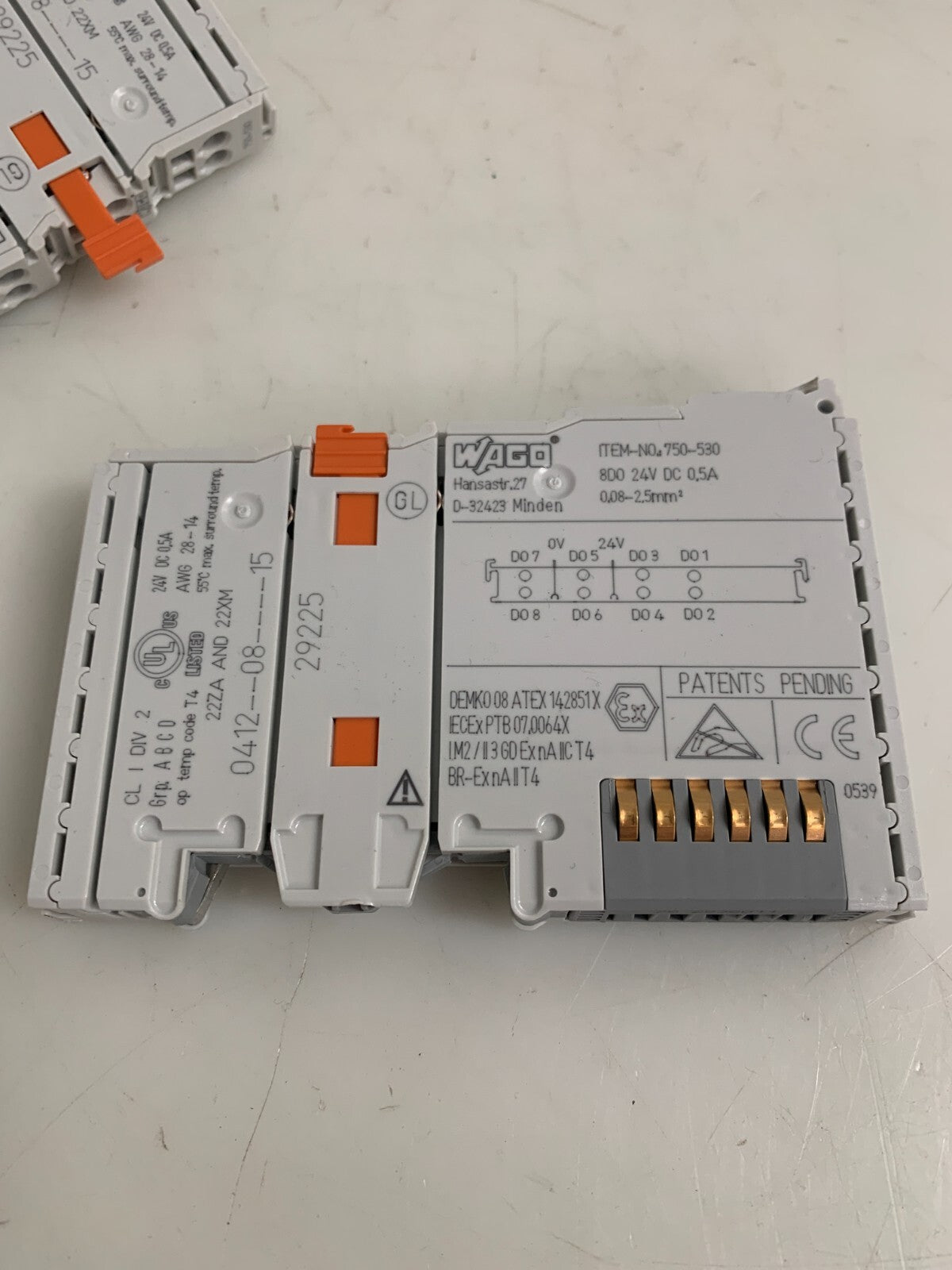 LOT OF 3 WAGO PLC MODULE 750-5301