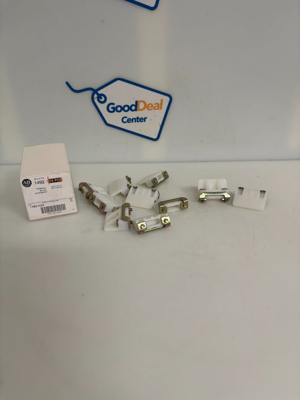 ALLEN BRADLEY TERMINAL BLOCK ACCY HEAVY DUTY END ANCHOR 1492-N23  BOX OF 10