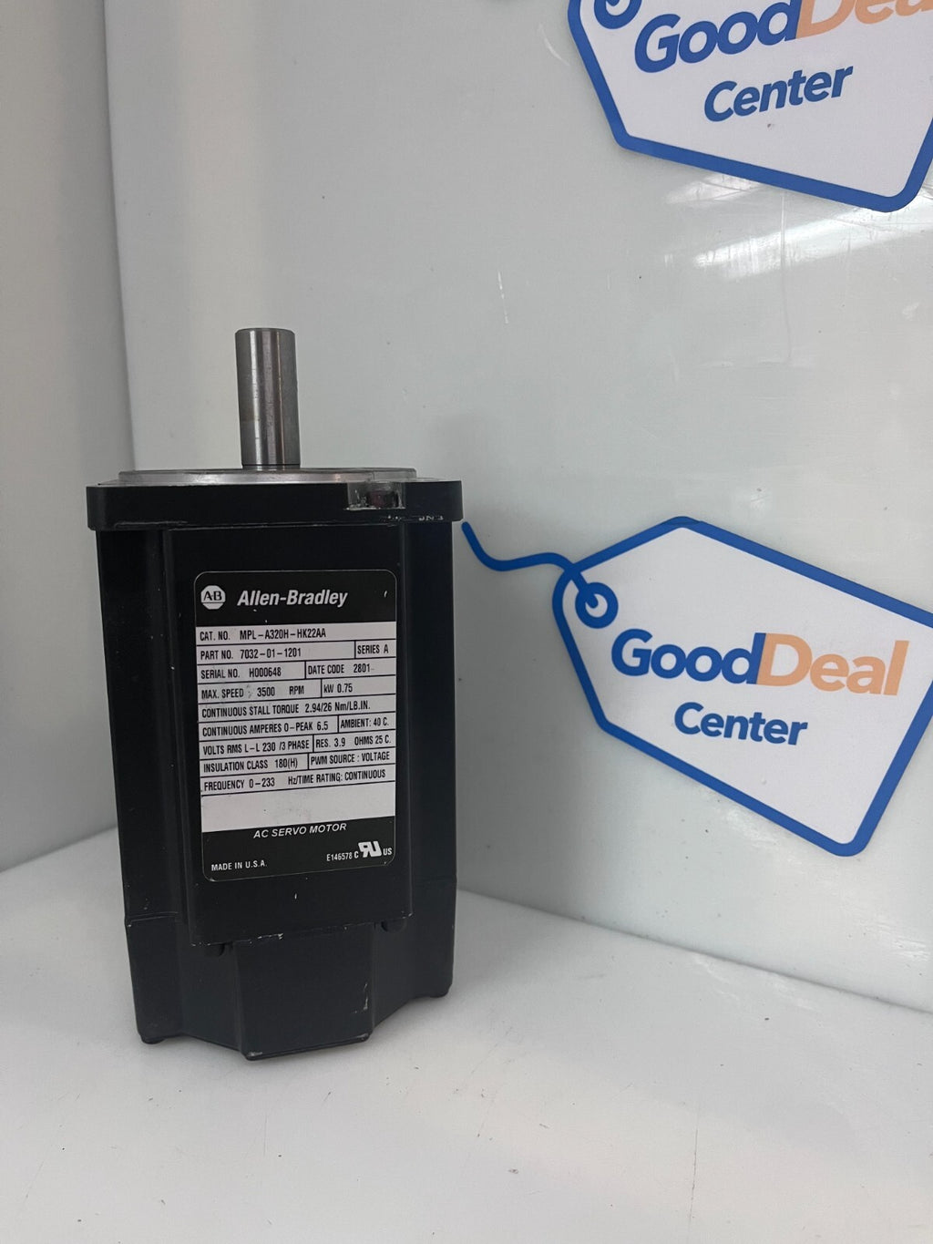 ALLEN BRADLEY MPL-A320H-HK22AA / MPLA320HHK22AA Ser A AC Servo Motor3