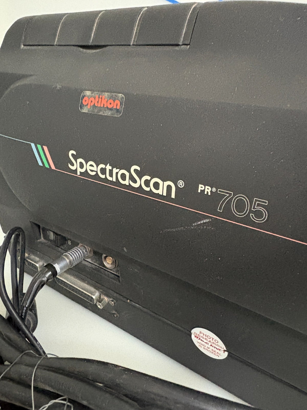OPTIKON SPECTRA SCAN PHOTO RESEARCH PR705 W/POWER SUPPLY