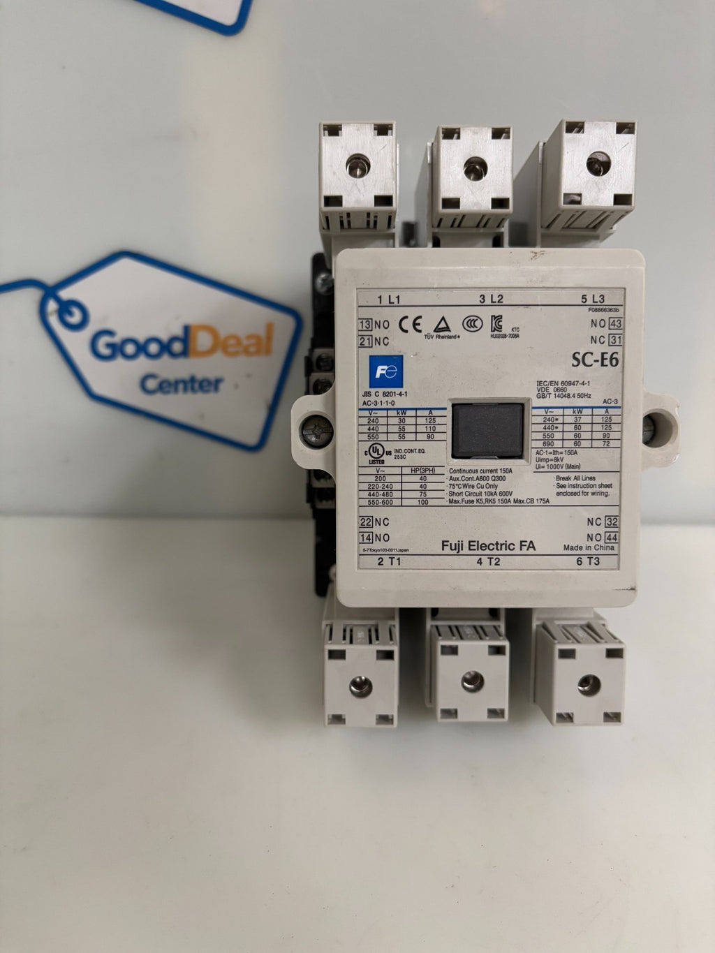 FUJI ELECTRIC AC CONTACTOR AC/DC 24V SC-E6