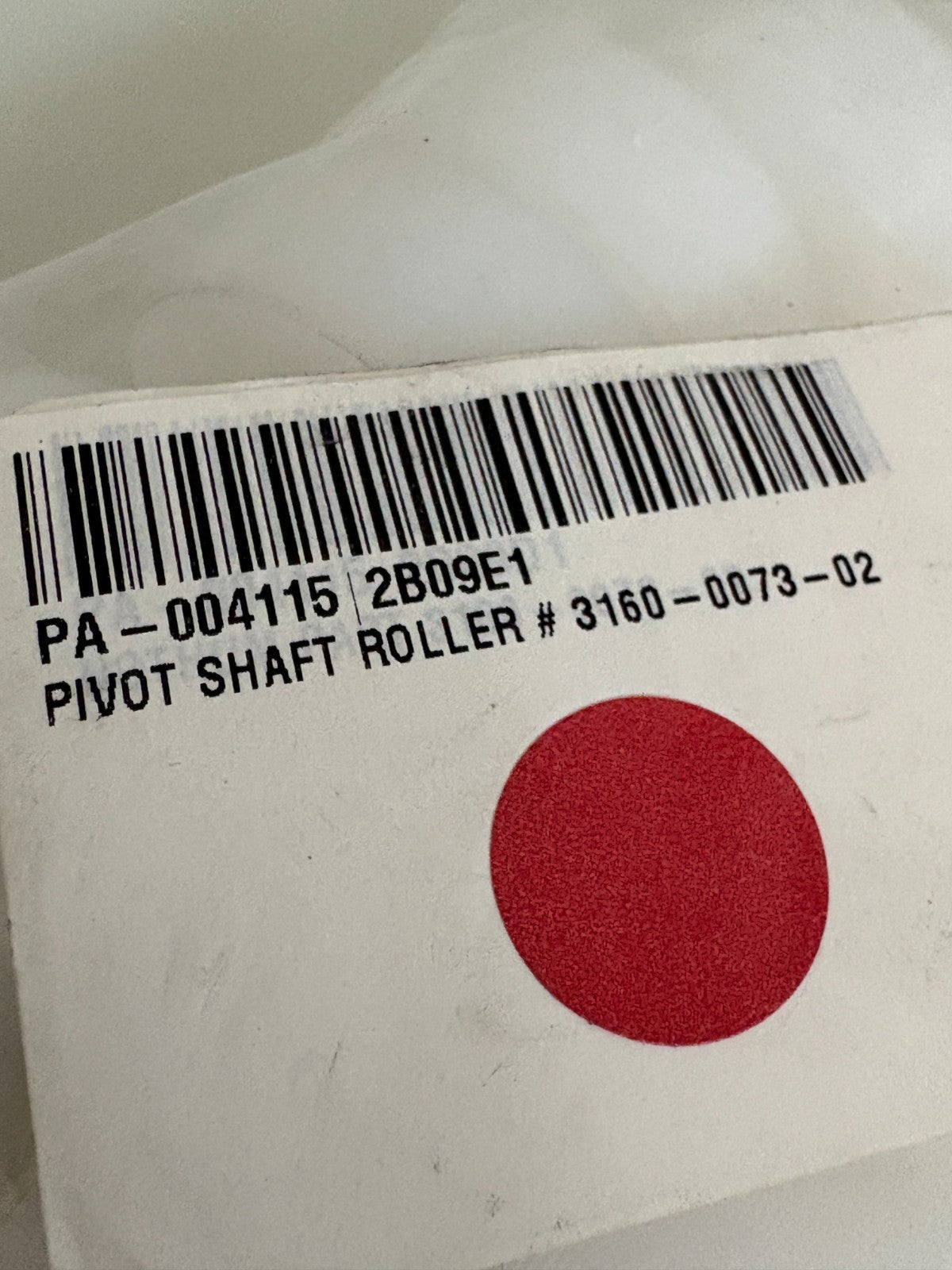 LOT OF 10 NOTHUM SUPERFLEX PIVOT SHAFT ROLLER 3160-0073-022