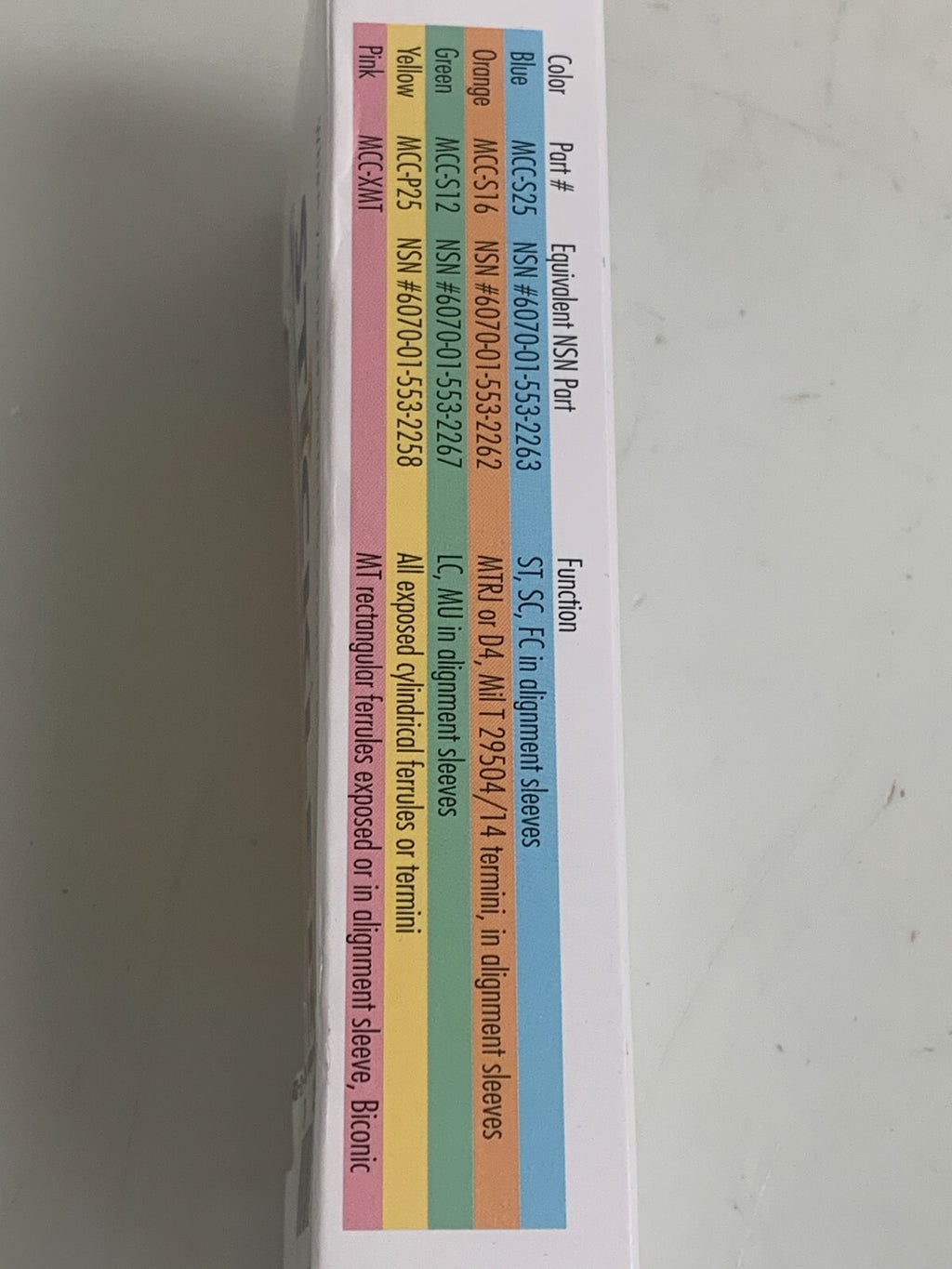 STICKLER CLEAN STIXX CONNECTOR CLEANING STICKS MCC-P25 ALL EXPOSED CYLINDERICAL