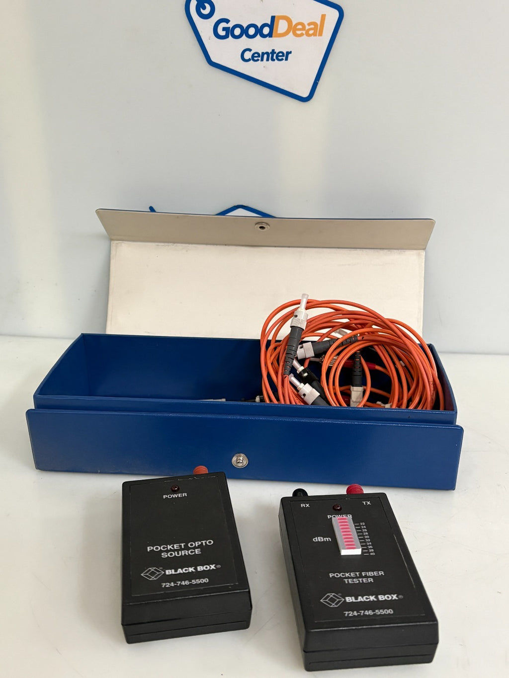 BLACK BOX POCKET FIBER TESTER TS055A AND TS056A POCKET OPTO SOURCE0