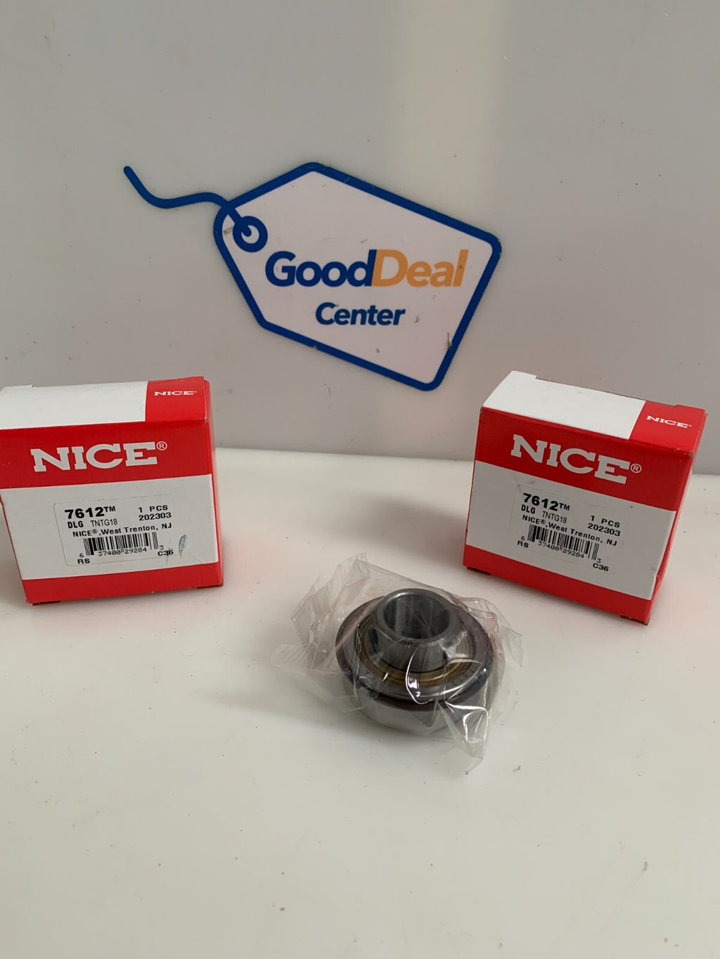 NICE  7612  DLG  TNTG18  Bearing    202303  (Lot of 2)