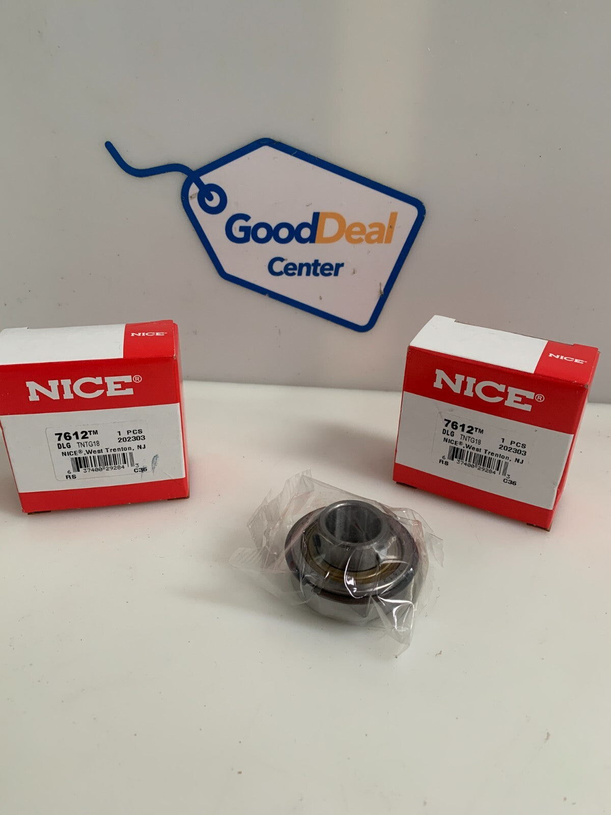 NICE  7612  DLG  TNTG18  Bearing    202303  (Lot of 2)