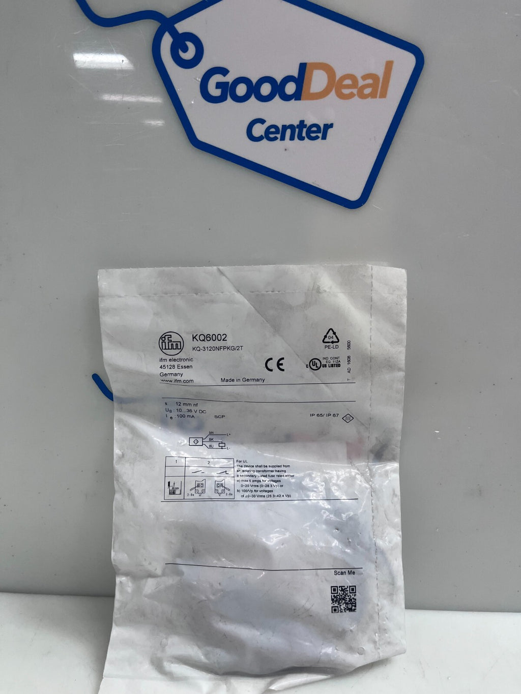 IFM  KQ6002  Sensor  KQ-3120NFPKG/2T1