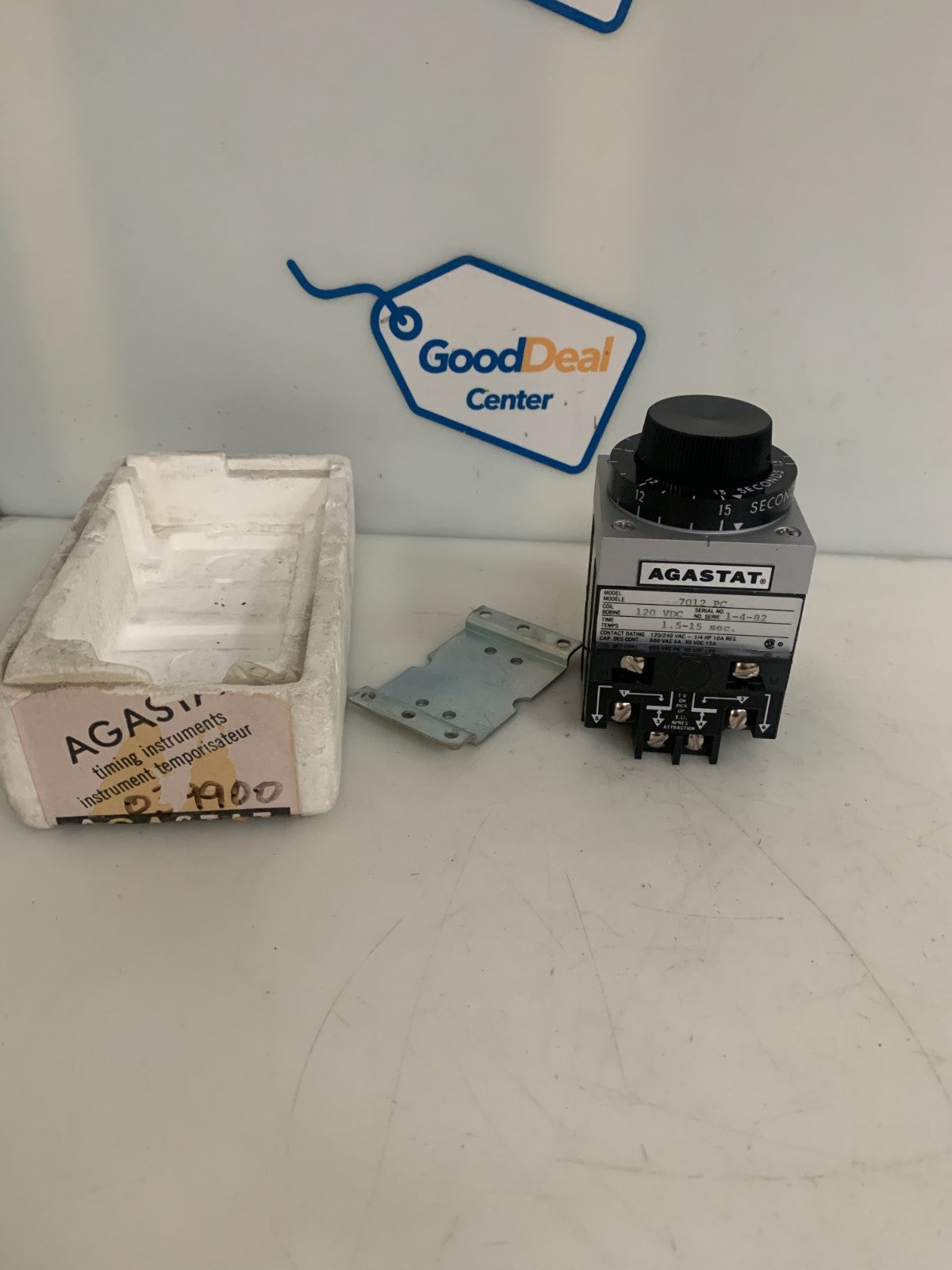 AGASTAT 1.5 15 SEC TIME DELAY RELAY #7012 PC0