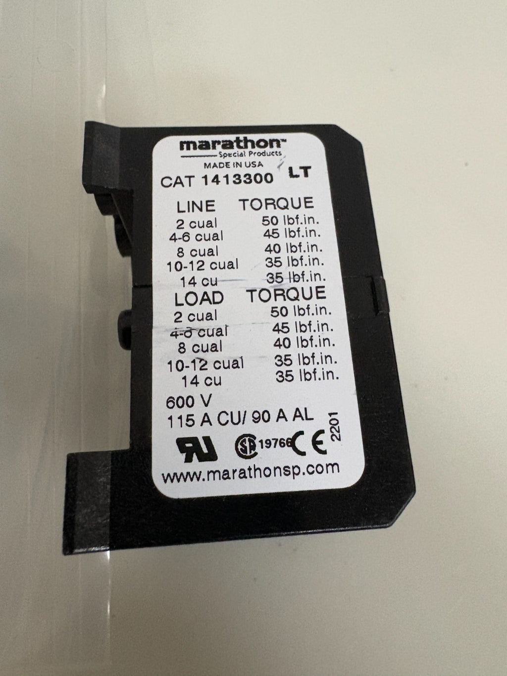 LOT OF 8 SQUARE D POWER DISTRIBUTION BLOCK 9080 LBAS61101