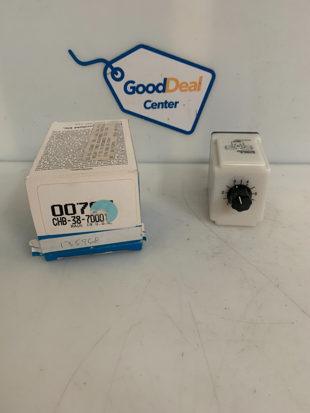 POTTER & BRUMFIELD TIME DELAY RELAY CHB-38-70001