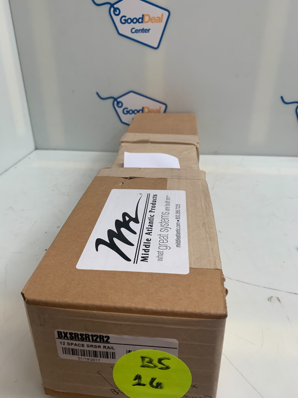 Middle Atlantic Products 12 Space SRSR Rail (rail only) BXSRSR12R2