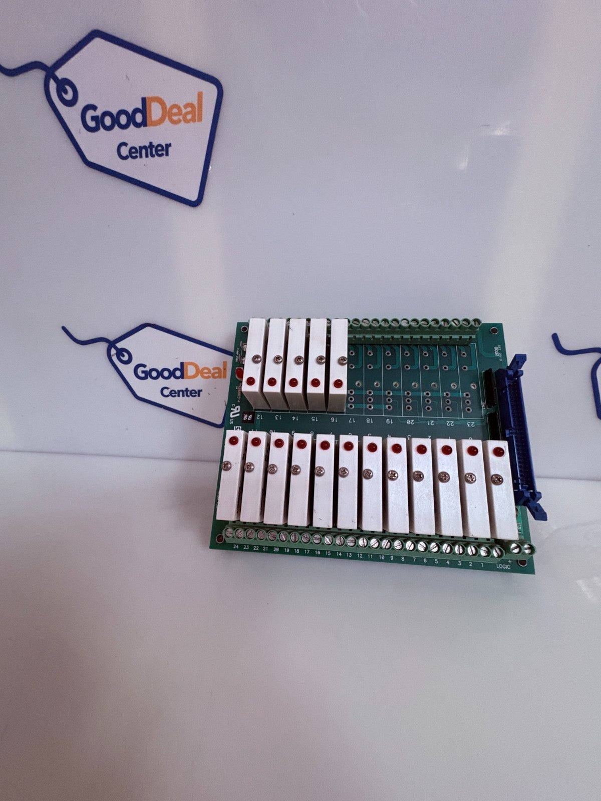 CROUZET RELAY BOARD PB-24C4 W/17 GORDOS C4IDC RELAY0