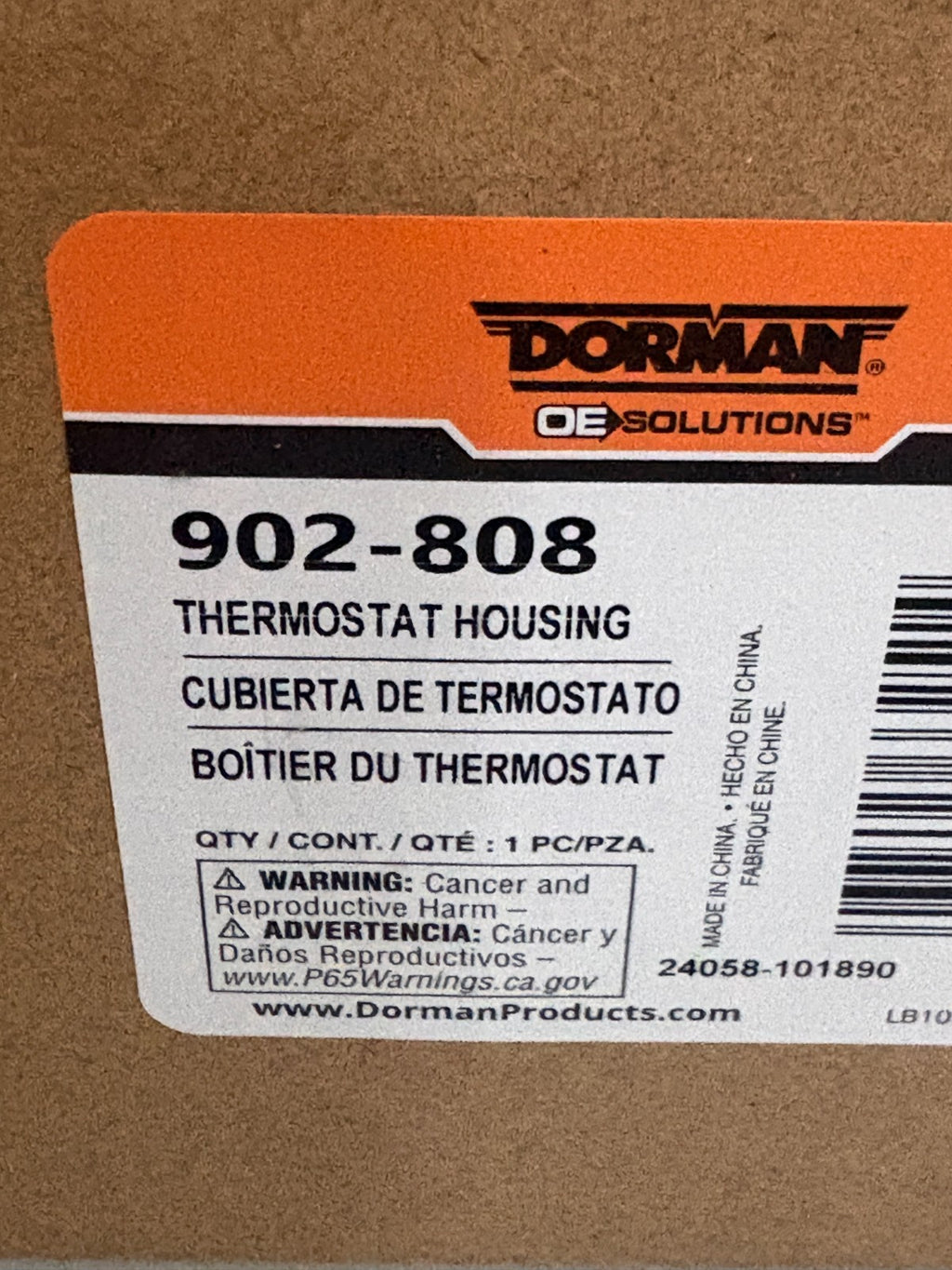 DORMAN THERMOSTAT HOUSING 902-8084