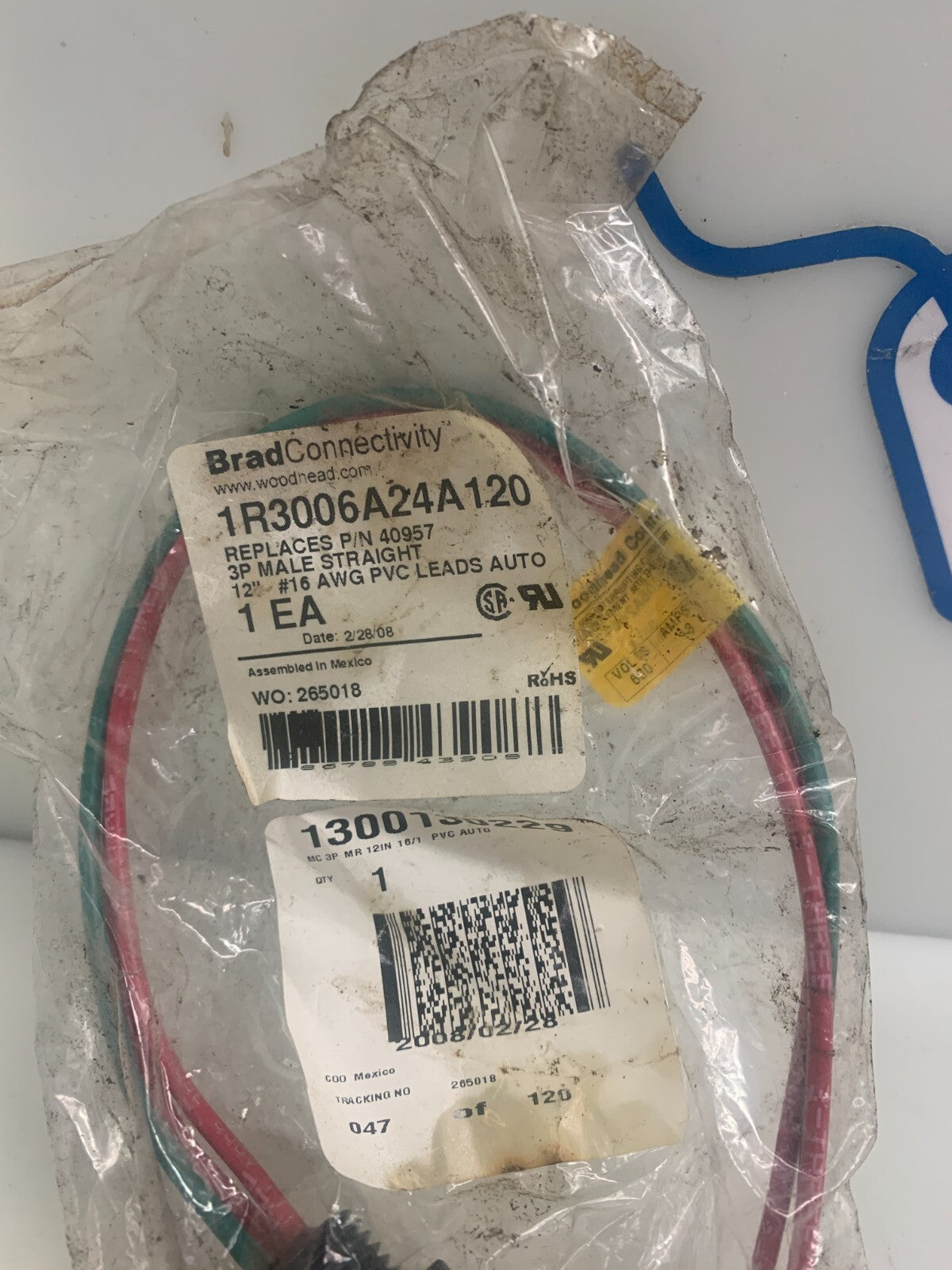 MOLEX / BradConnectivity  1R3006A24A120 Mini-Change Cordset