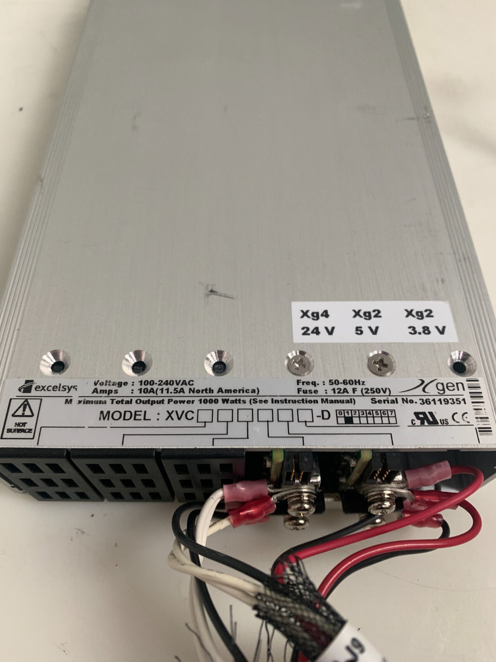 Excelsys Xgen Power Supply 1000 W 10 Amps XVC-D11