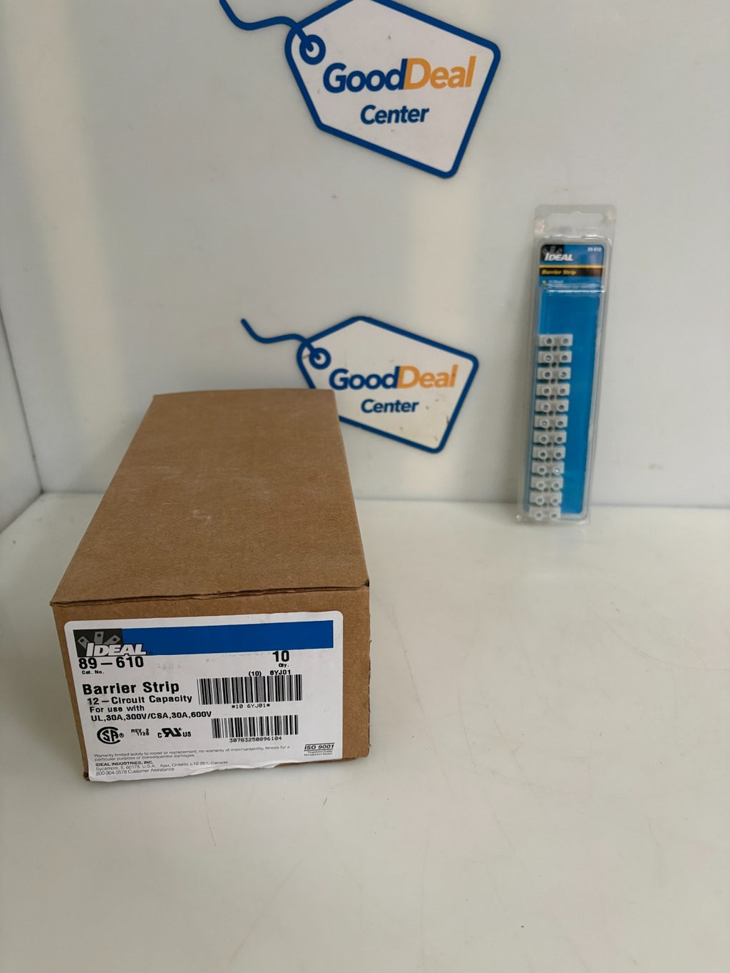 LOT OF 9 IDEAL 12 CIRCUIT BARRIER STRIP #89-6100