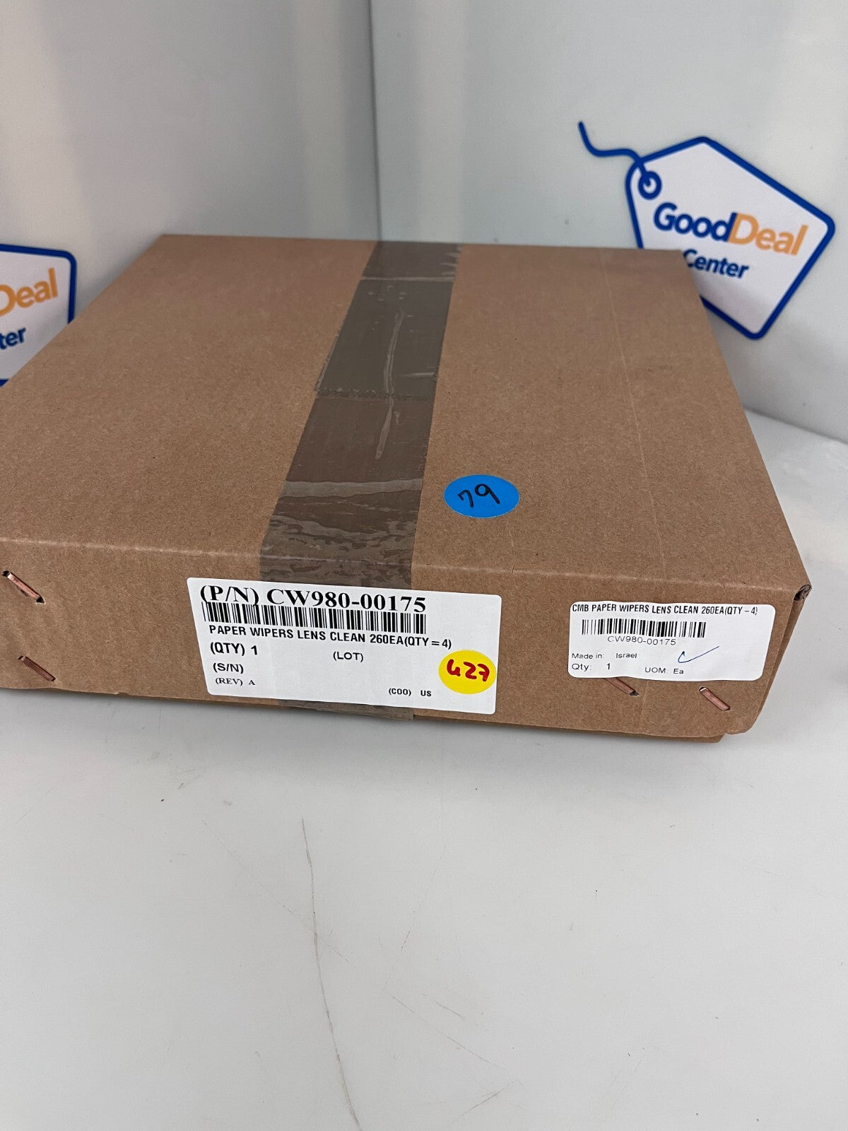 HP Scitex CW980-00175 Paper Wipers Lens Clean 260ea (Qty=4)