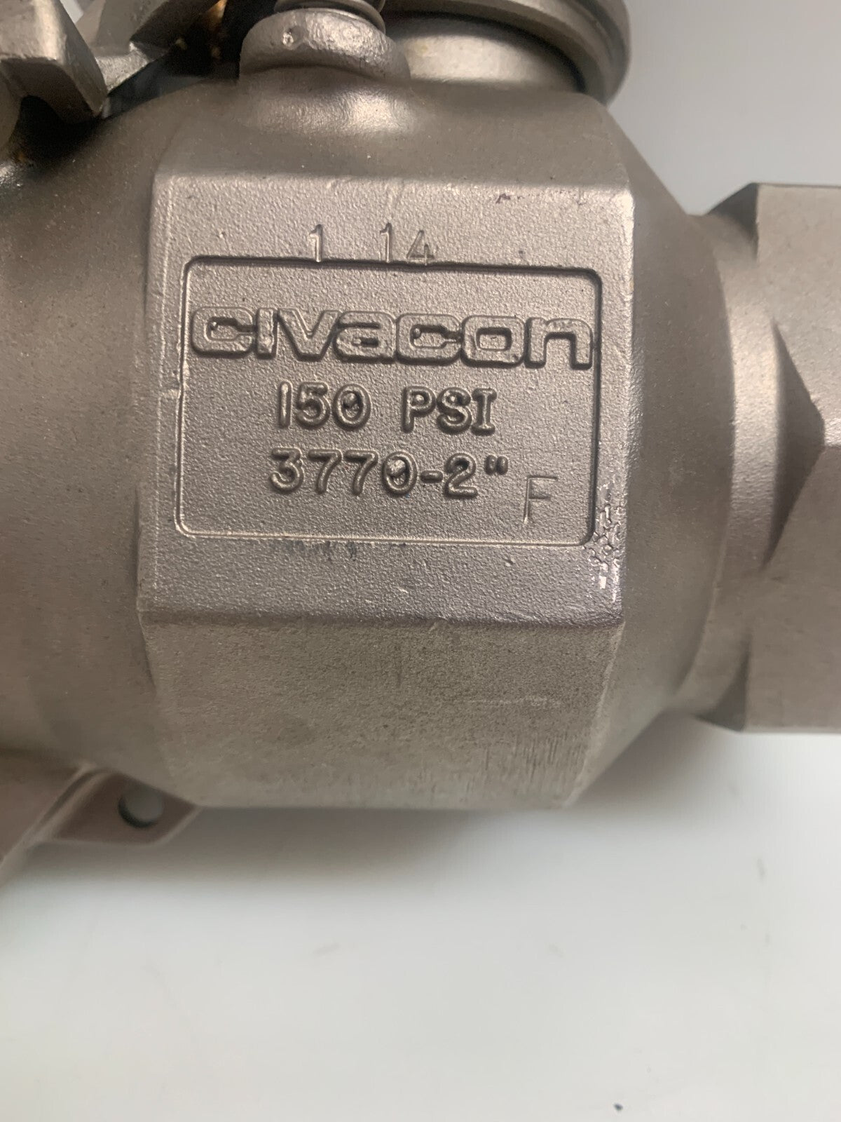 CIVACON  Stainless Steel Ball Valve   150PSI  2''   3770-2''