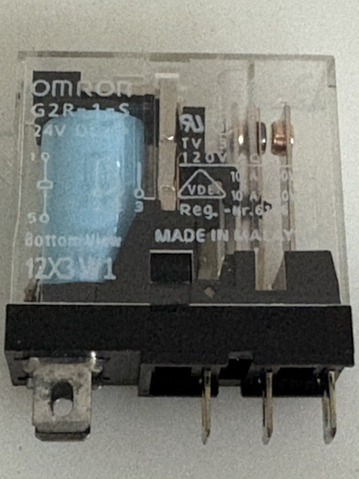 LOT OF 7 OMRON POWER RELAY G2R-1-S 12X3W1