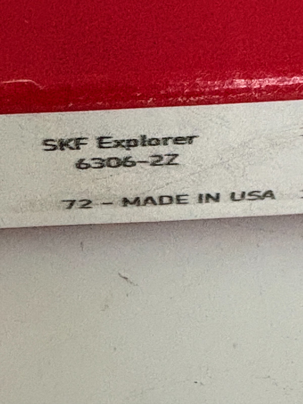 SKF EXPLORER BEARING 6306-2Z