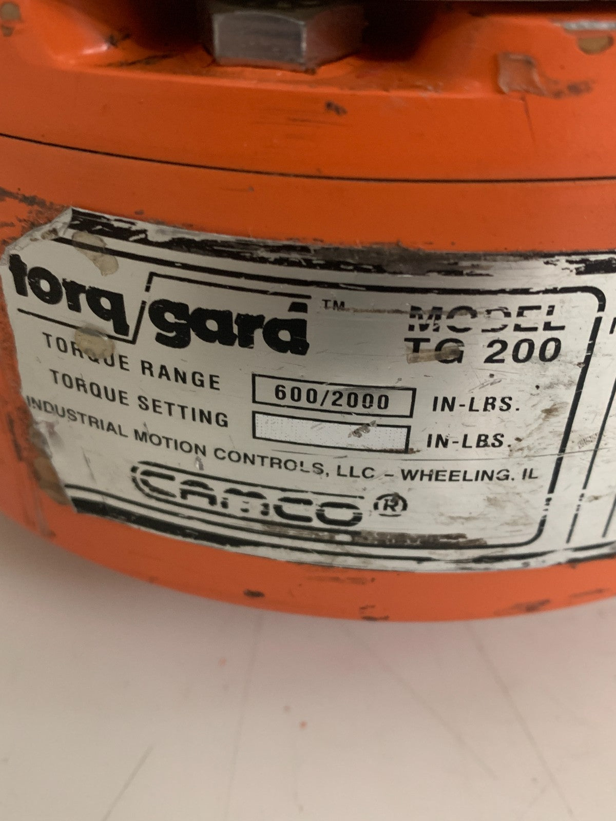 CAMCO TORQ GARD OVERLOAD CLUTCH 600/2000 TG 2001