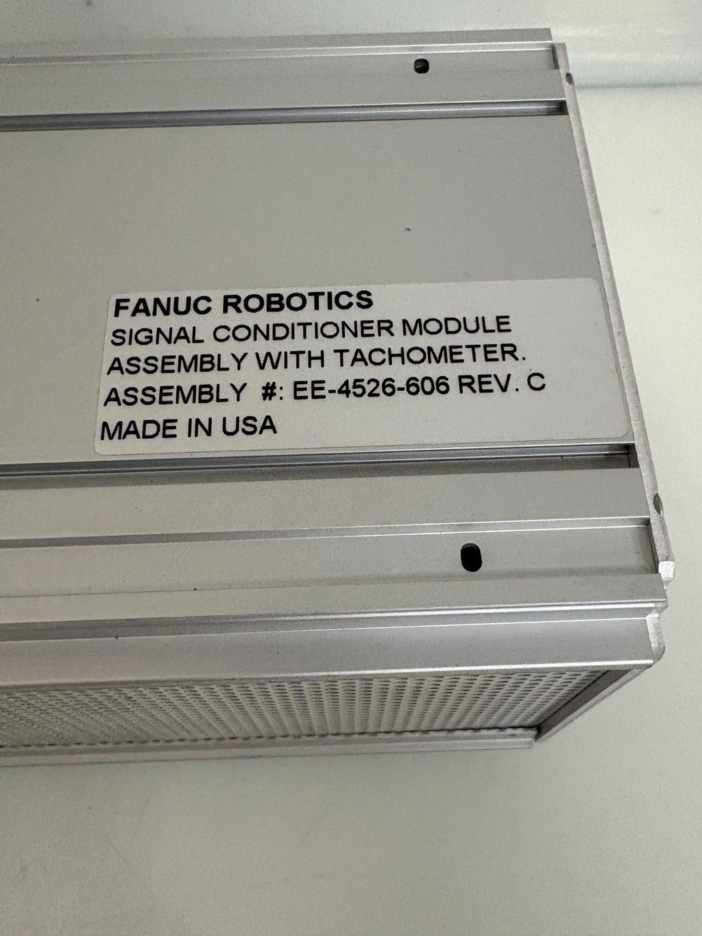 FANUC ROBOTICS FB-200-BSC-T BELL SPEED CONTROL SIGNA CONDITIONER MODULE4