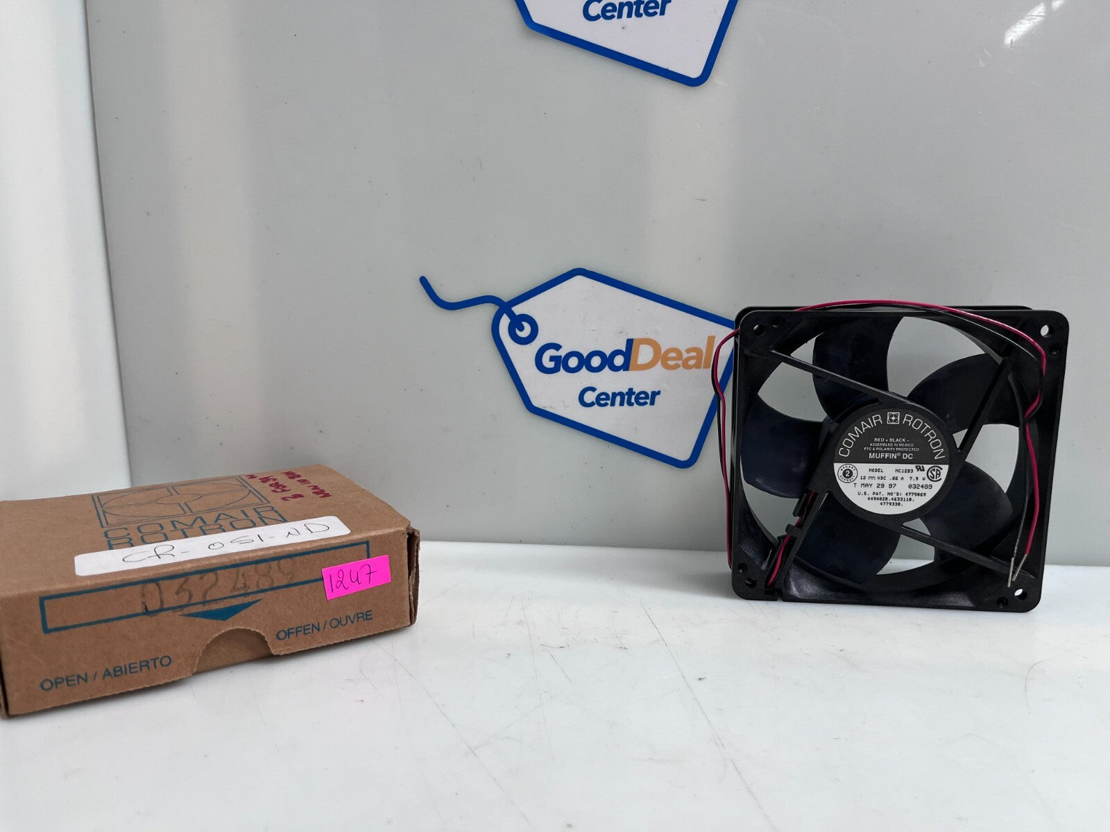 COMAIR ROTRON MC12B3 Muffin DC Cooling Fan (Lot of 3)