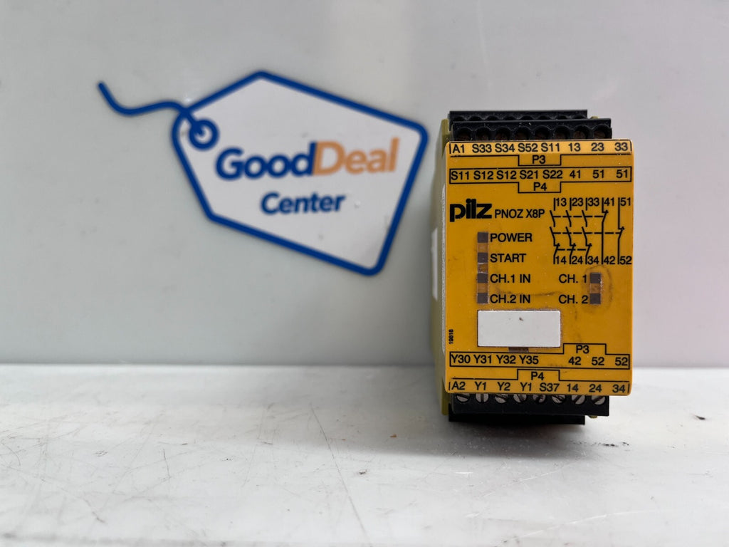 PILZ 777760   Safety Relay  PNOZ-X8P-24VDC-3N/O-2N/C-2SO