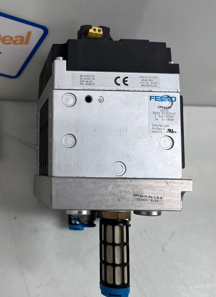 Festo Terminal Manifold Valve CPV14-VI 18210 Schubert 10P-14-4B-AD-R-Y-4M-PT