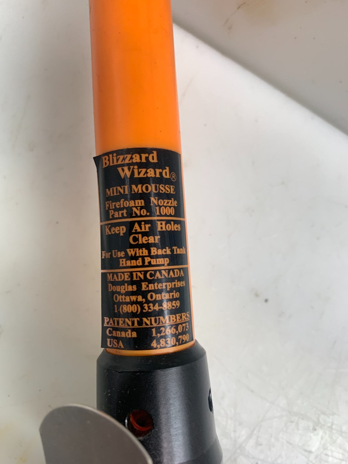 Blizzard Wizard Mini Mousse Firefoam Nozzle No. 1000