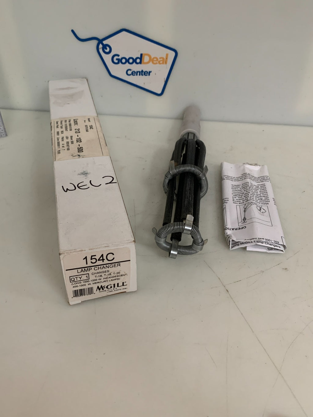 MCGILL EXTENSION POLE LAMP CHANGER HEAD 154 C