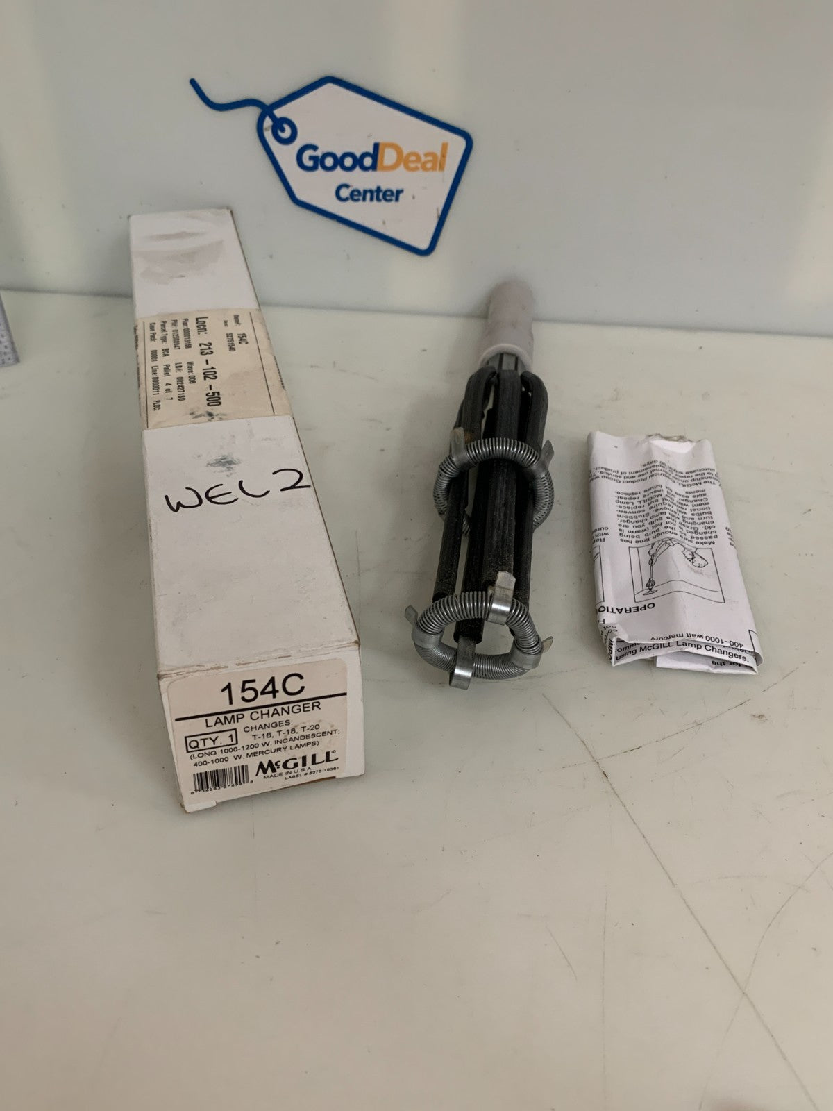 MCGILL EXTENSION POLE LAMP CHANGER HEAD 154 C