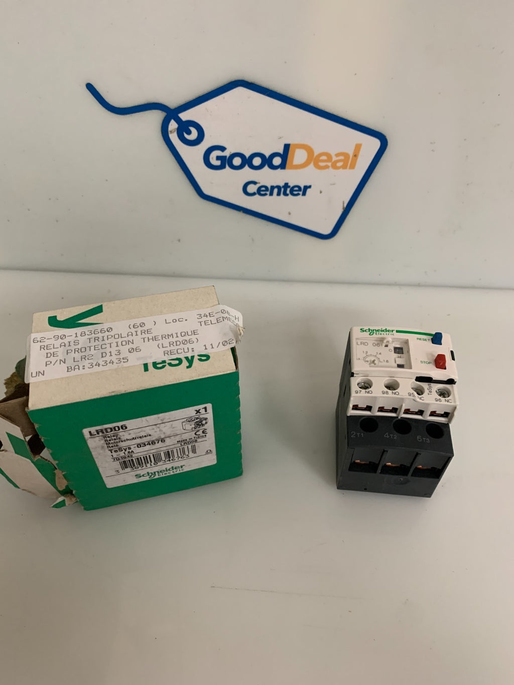 SCHNEIDER OVERLOAD RELAY LRD060