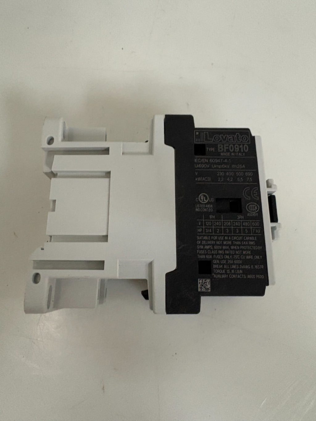 LOVATO CONTACTOR BF0910