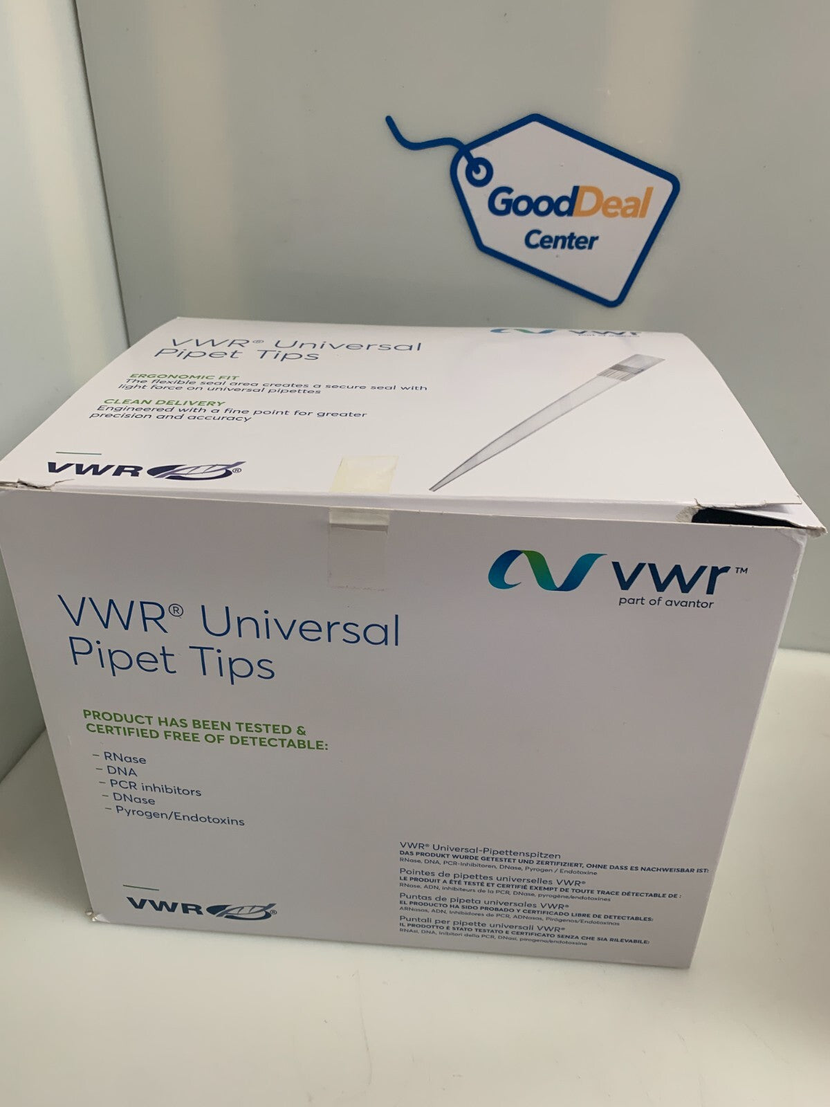 VWR 76322-154 Universal Pipet Tips 1000µl 96 10x96