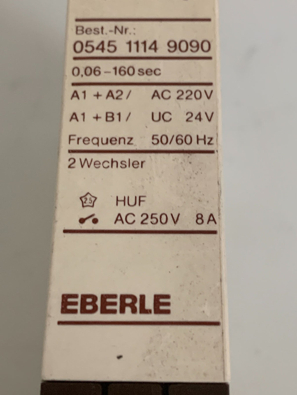 EBERLE SBA-2 TIME RELAY2