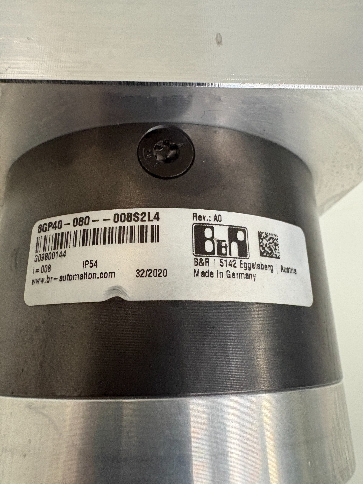 B & R GEAR BOX 8GP40-080-008S2L41