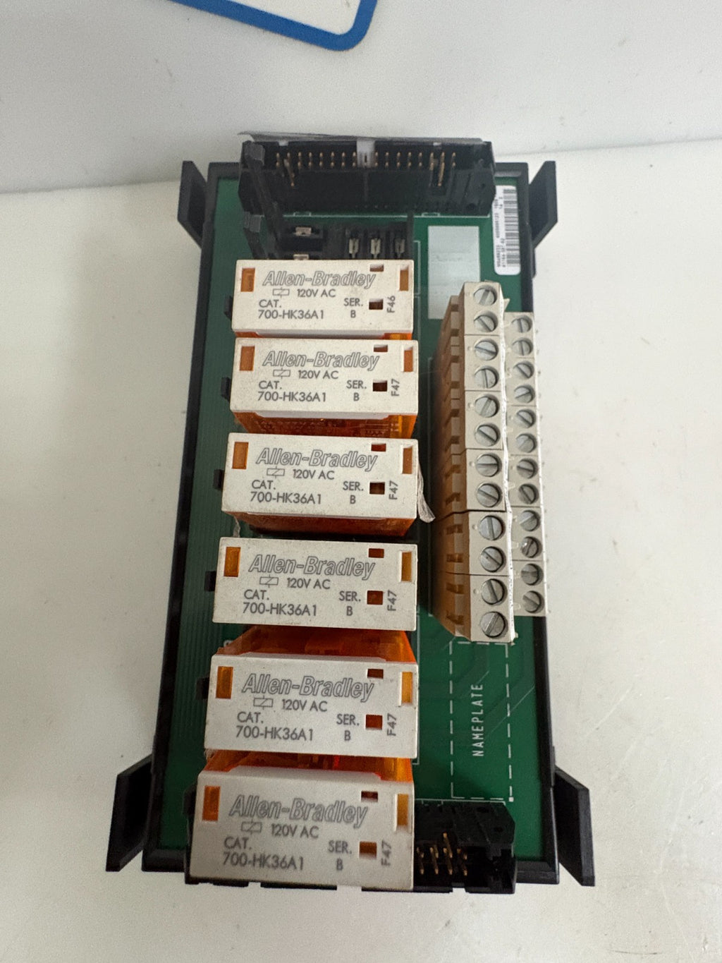ALLEN BRADLEY RELAY MASTER MODULE 1492-XIM120-BR A2