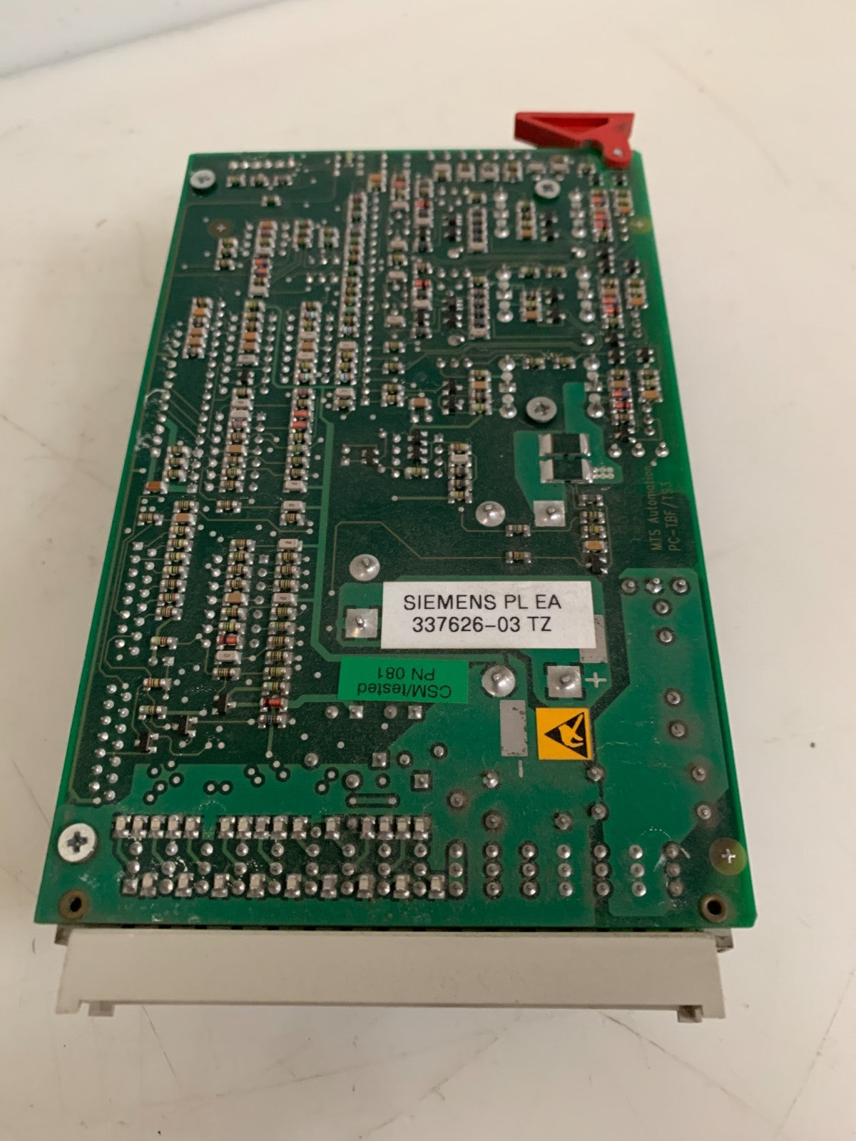 SIEMENS PLEA CUSTOM SERVO MOTOR BOARD 337626-03TZ
