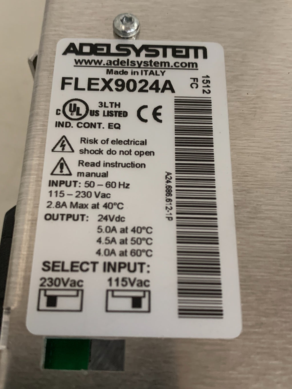 ADELSYSTEM POWER SUPPLY FLEX 9024 A2