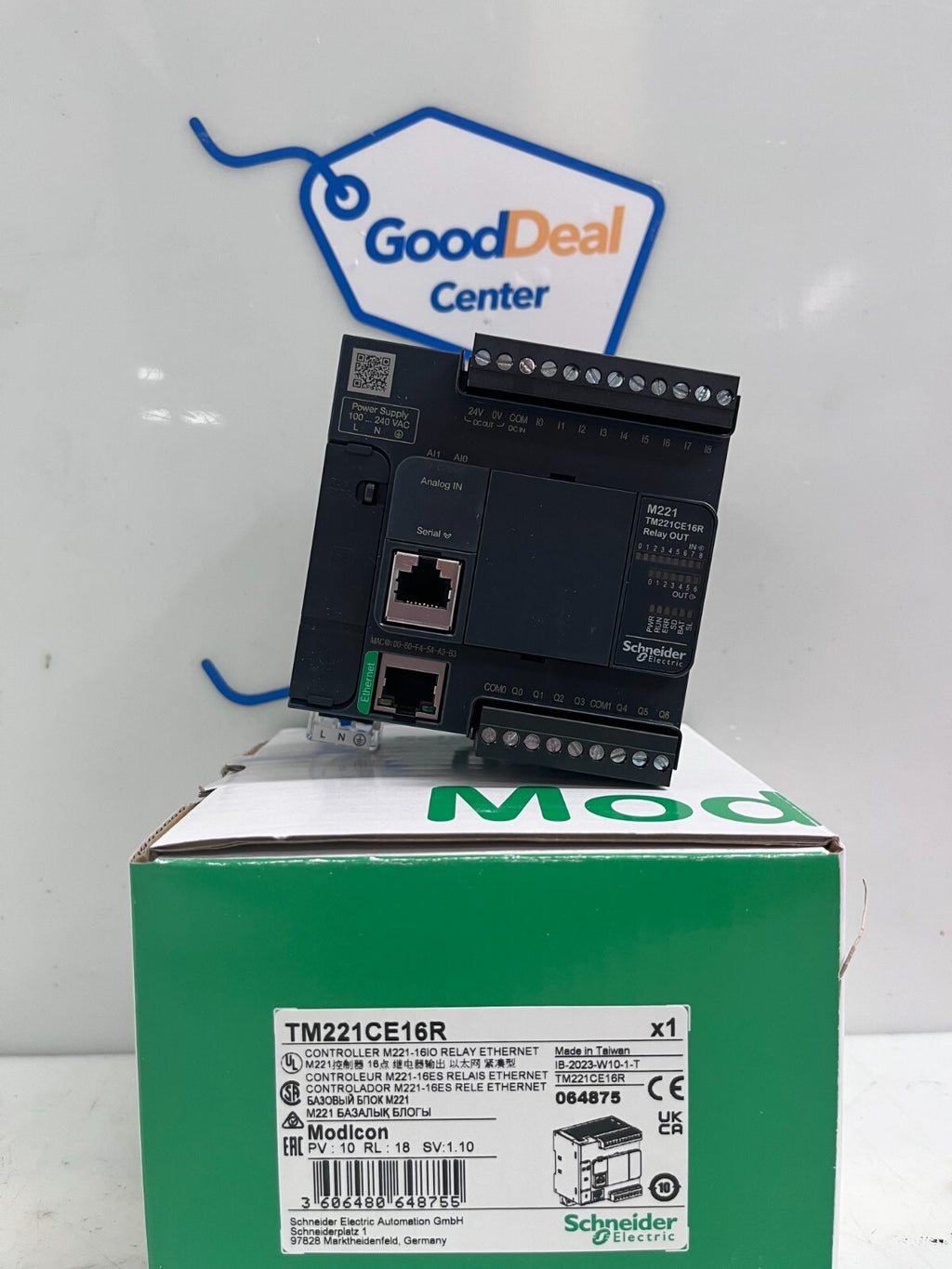 SCHNEIDER ELECTRIC / Modicon M221 TM221CE16R  Ethernet Relay