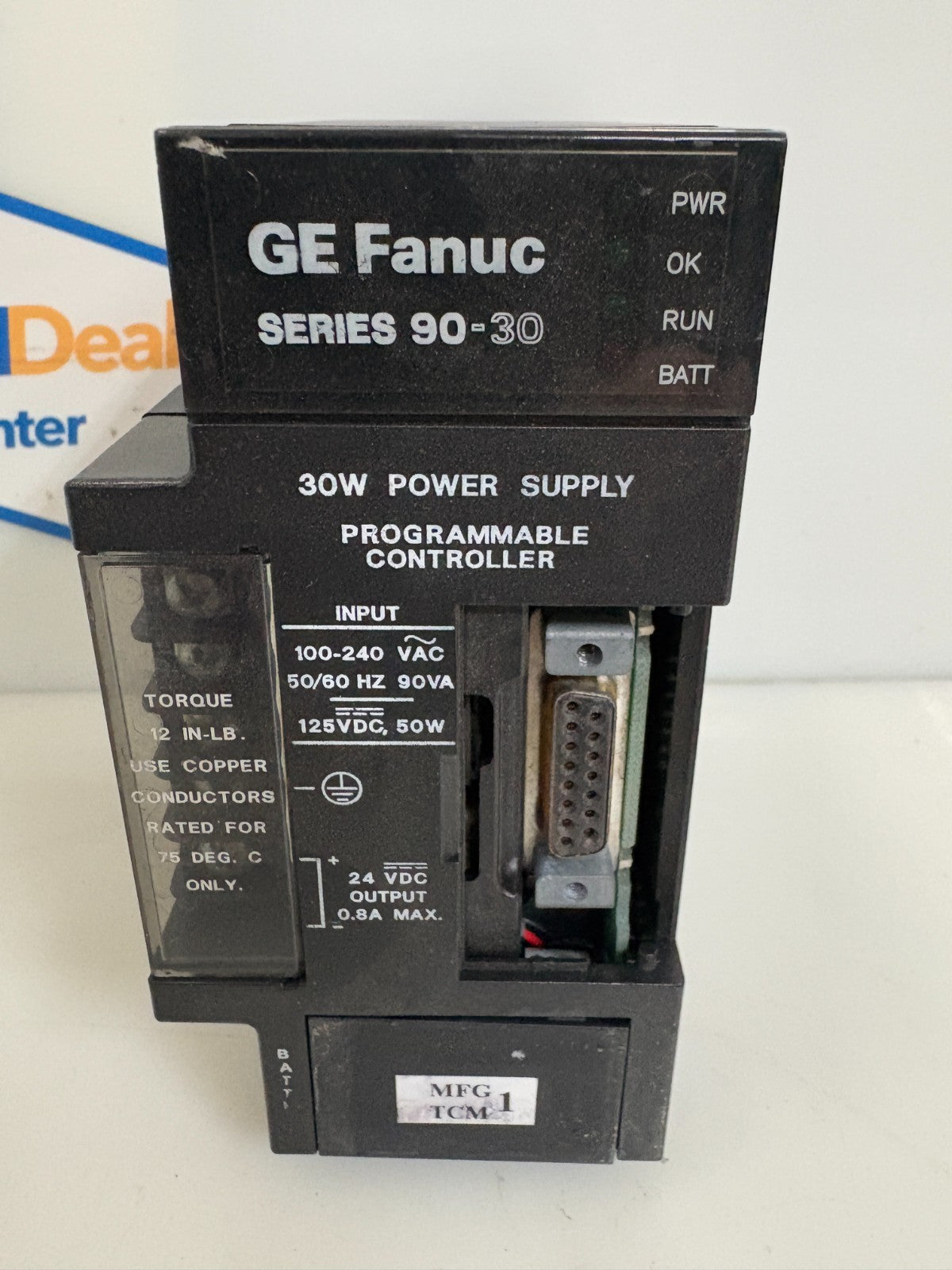 GE FANUC POWER SUPPLY SERIES 90-30 IC693PWR321R