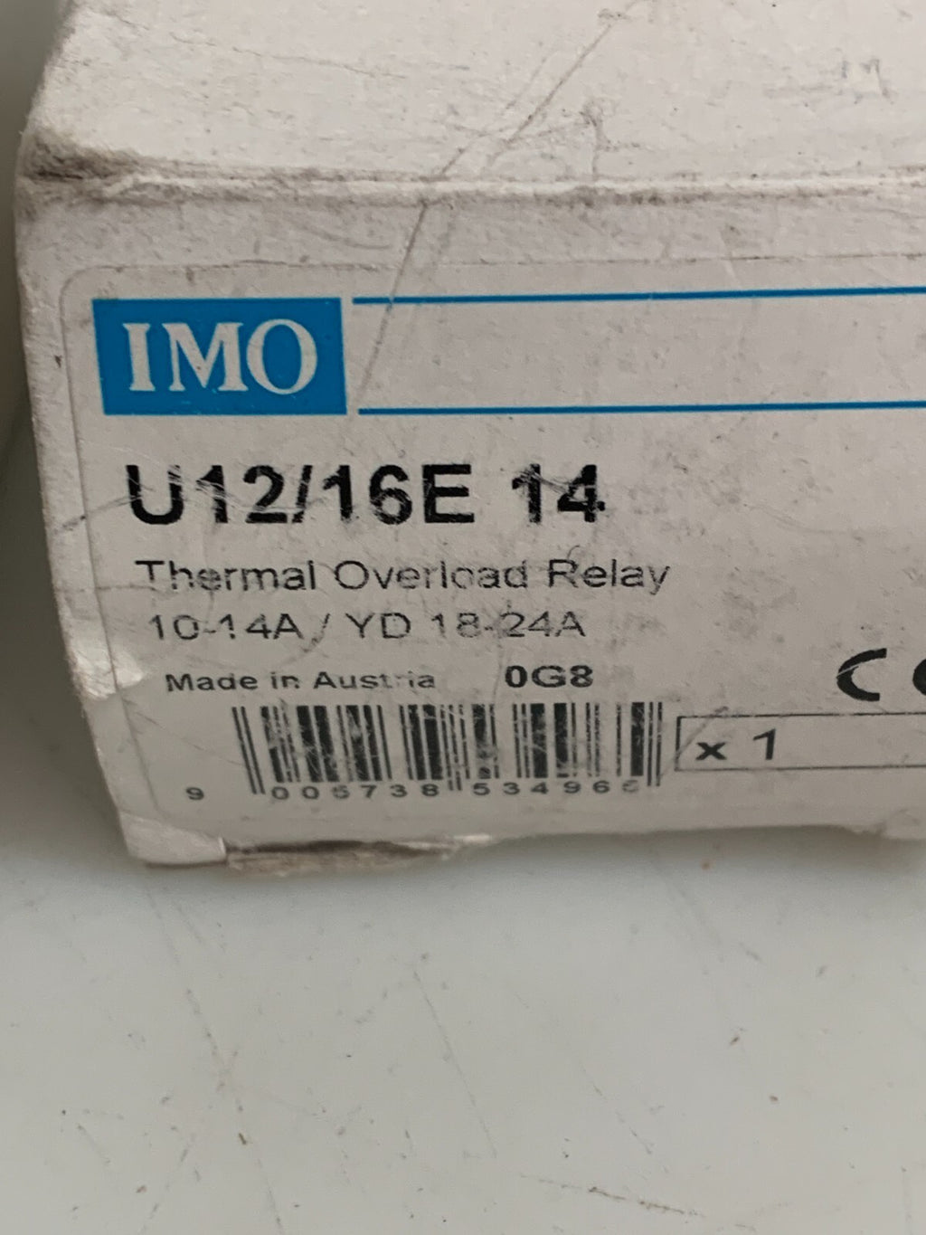 LOT OF 3 IMO THERMAL OVERLOAD RELAY 10-14 A