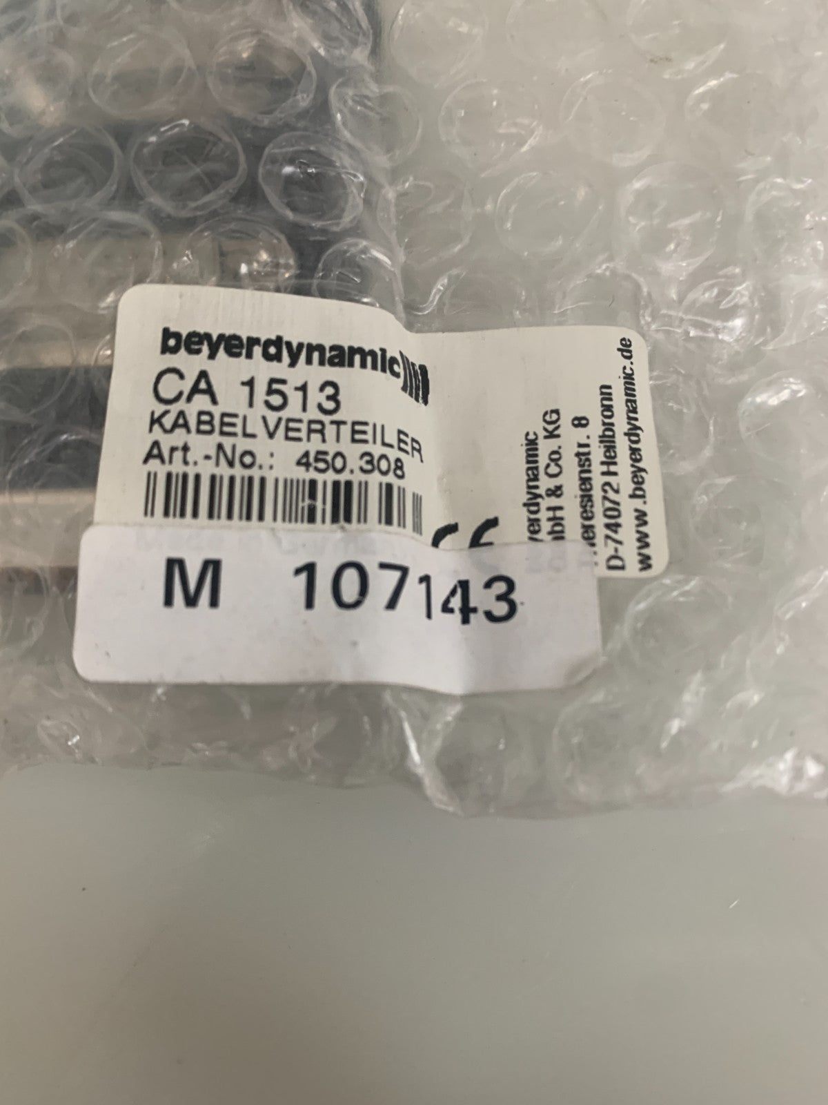 LOT OF 3 BEYER DYNAMIC CA 1513 1 IN 3 OUT ADAPTOR